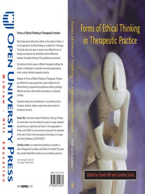 cover image of Forms of Ethical Thinking in Therapeutic Practice